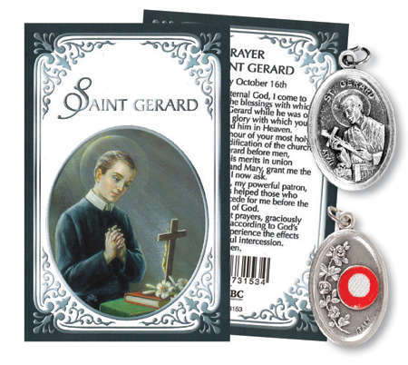 Relic Medal and Folder - St Gerard