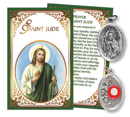 Relic Medal and Folder - St Jude