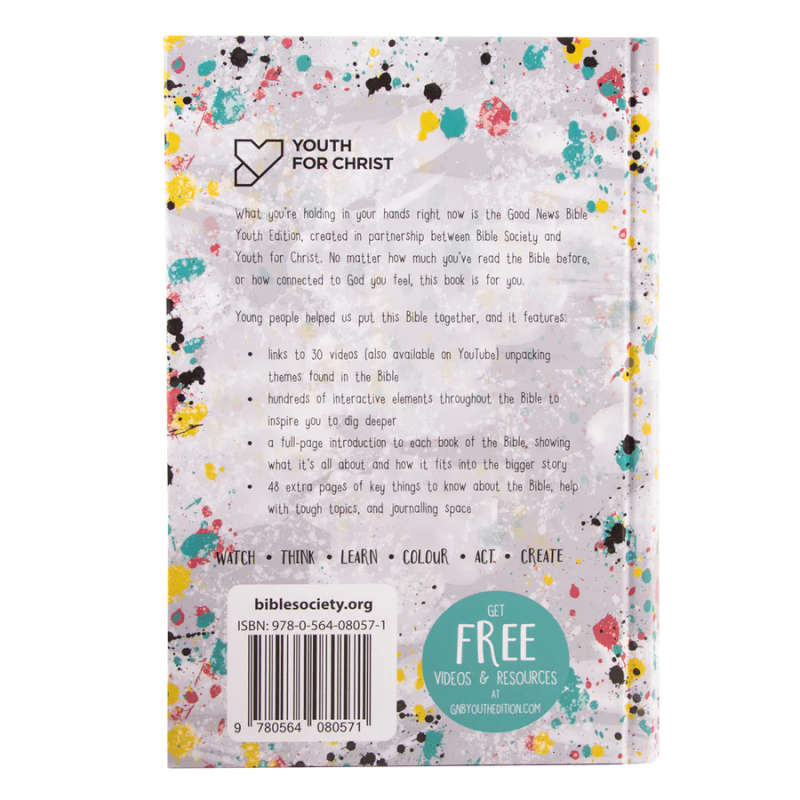 Good News Bible -  Full Color Hardcover Interactive Youth Edition Bible