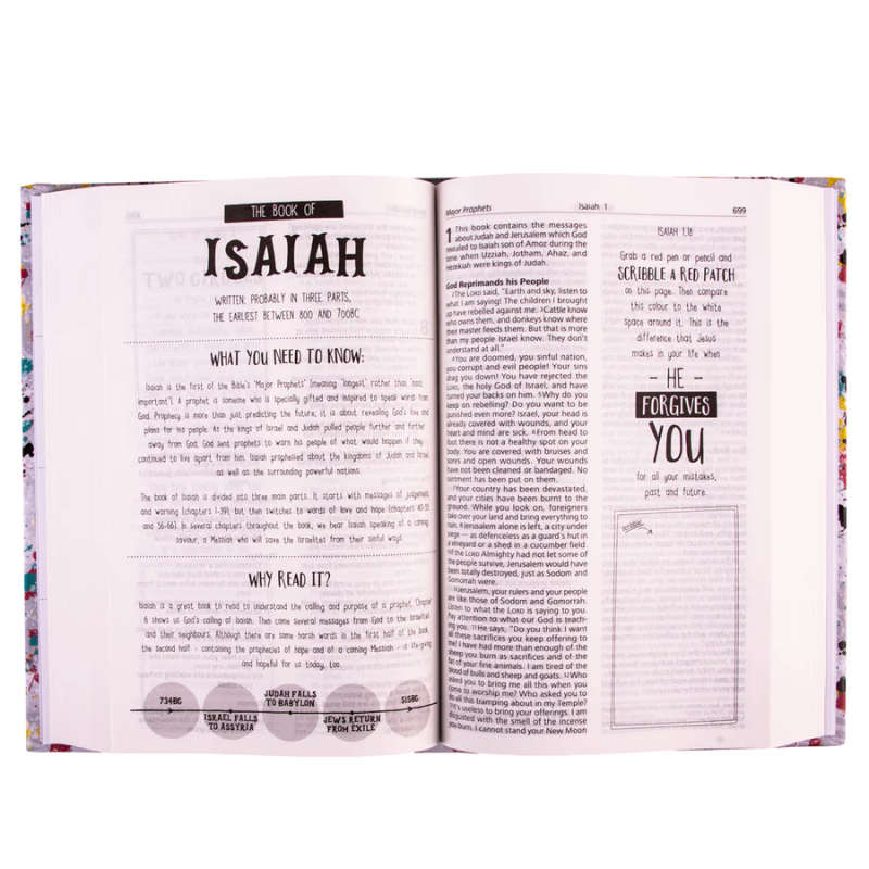 Good News Bible -  Full Color Hardcover Interactive Youth Edition Bible
