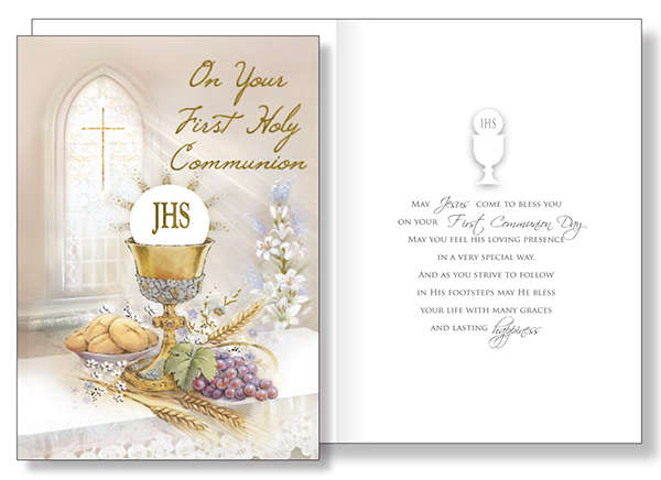 On Your First Holy Communion - Greeting Card