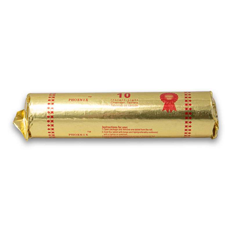 Roll of 10 Instant Light Charcoal