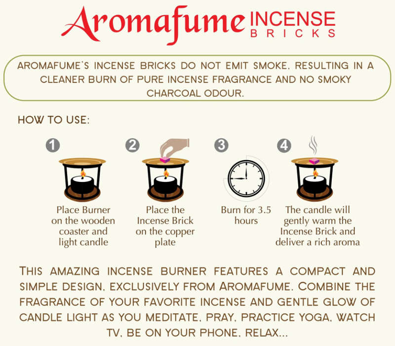 White Sage & Frankincense Aroma Fume Briquettes