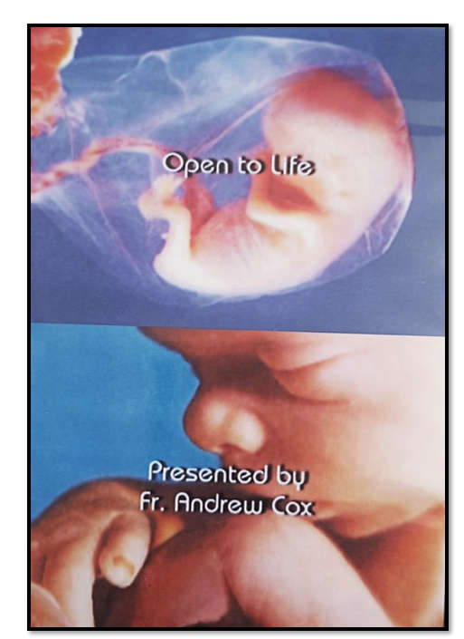 Open to Life DVD - Presented by Rev. Fr Andrew Cox