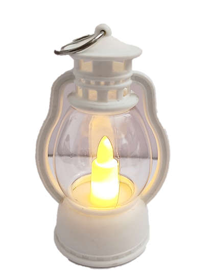 9cm LED Lantern - White