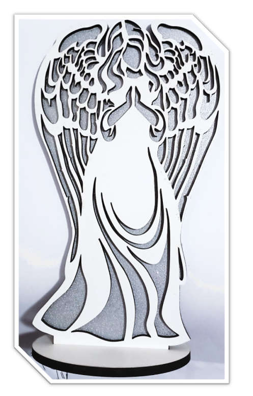 25.5cm Praying Angel- 2D - Standing