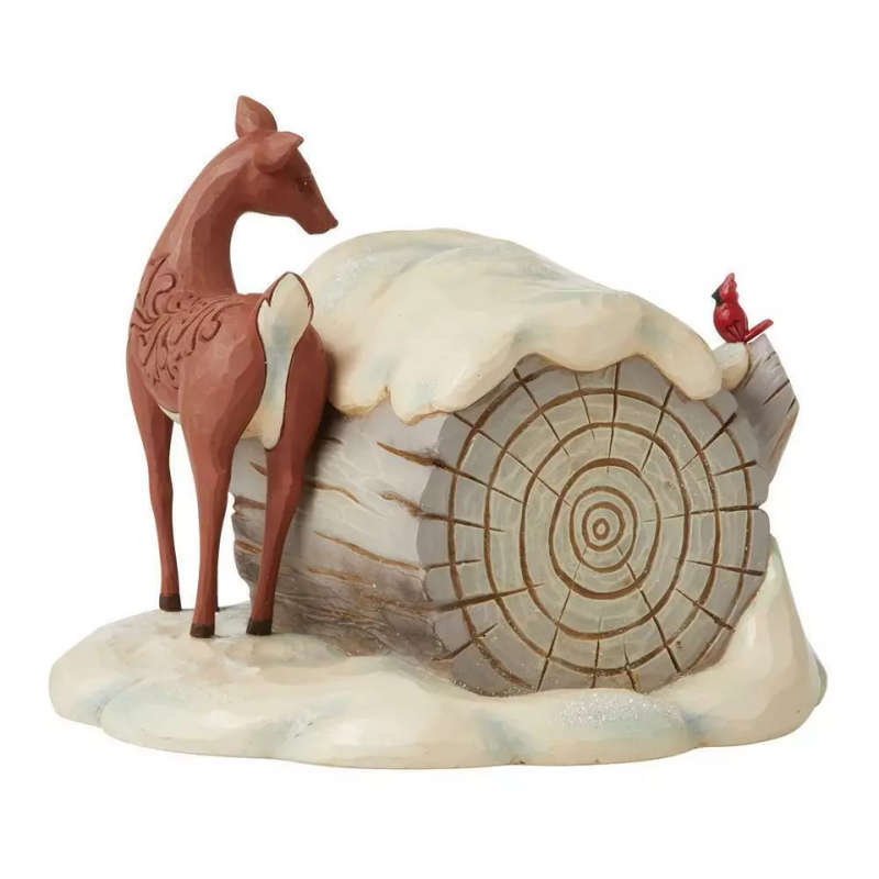 Snowy Day, Come Out to Play - Log Animals - Jim Shore