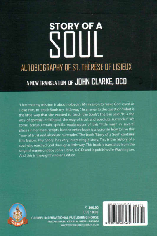Story of a SOUL - Autobiography of St Therese of Lisieux