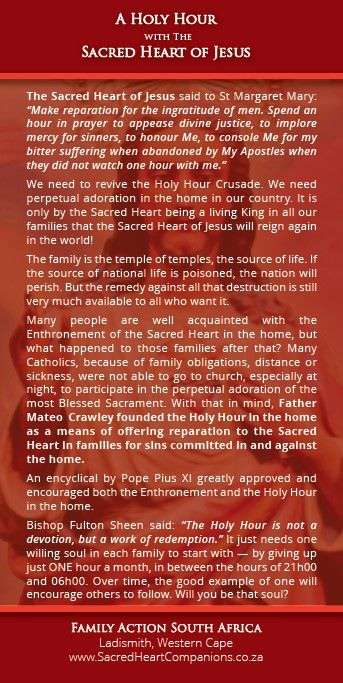 A Holy Hour with Sacred Heart of Jesus - Fr Mateo Crawley