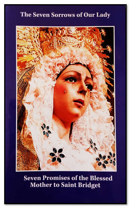 The Seven Sorrows of Our Lady - Prayer Card