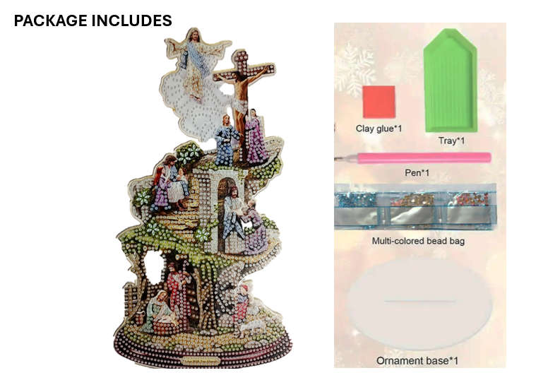 The Life of Jesus (Birth to Resurrection) - Diamond Art by Numbers - Full Kit
