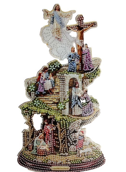 The Life of Jesus (Birth to Resurrection) - Diamond Art by Numbers - Full Kit