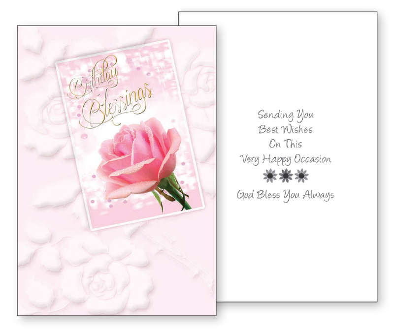 Birthday Blessings - Greeting card