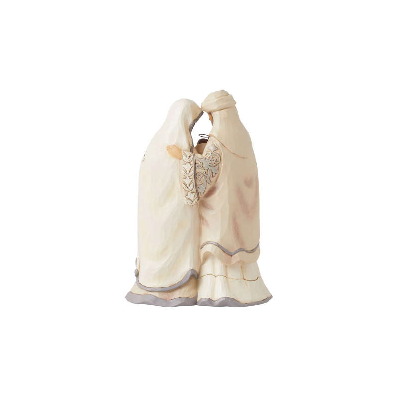 Jim Shore 23cm - "The Greatest Give of All" White Woodland Collection