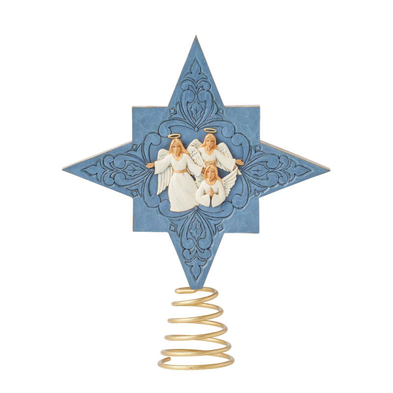 Jim Shore - Nativity Christmas Tree Topper (double sided)