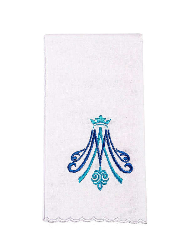 Haftina House Altar Linen Set - Marion Blue Embroidery