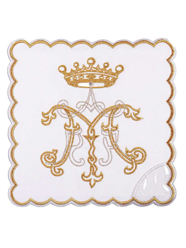 Haftina House Altar Linen Set - Golden Marian Design