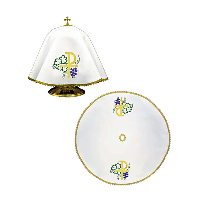Haftina House - Ciborium Veil - PAX with vines and grapes - Poland