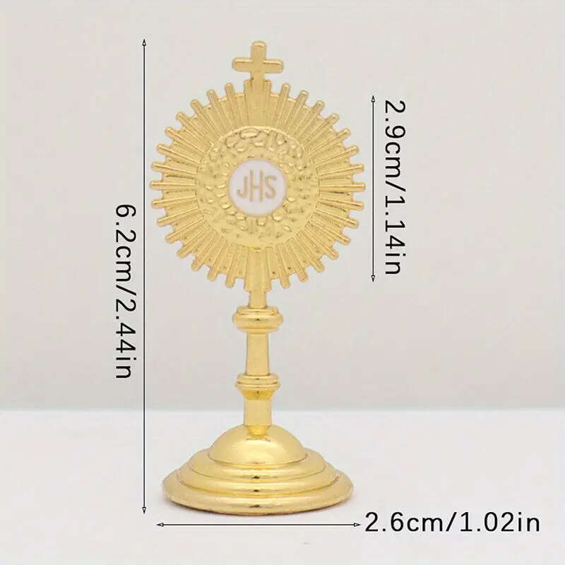 62mm Monstrance in Gold -  Double sided tape on base