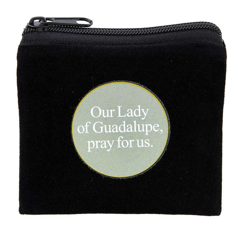 Our Lady of Guadalupe Rosary Zipper Bag