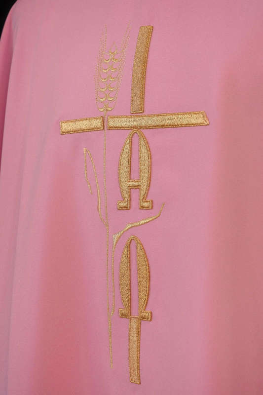 Haftina House - Alpha & Omega Chasuble in all Liturgical Colours