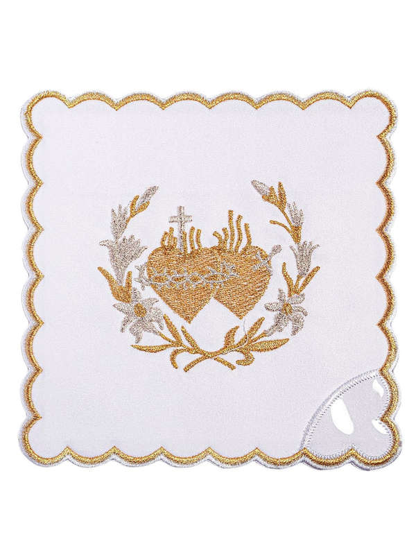 Haftina House Altar Linen Set - Two Hearts with Thorns