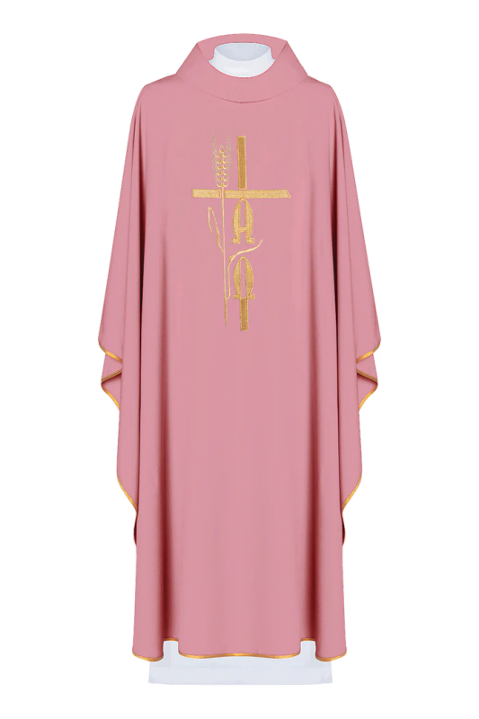 Haftina House - Alpha & Omega Chasuble in all Liturgical Colours