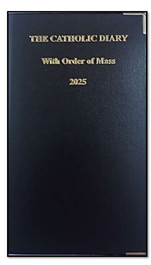 The Catholic Diary 2025 - With the Order of Mass - Navy