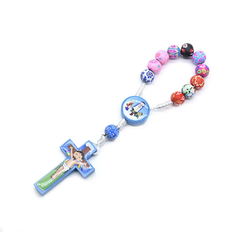 Blue One Decade Knotted Child Rosary