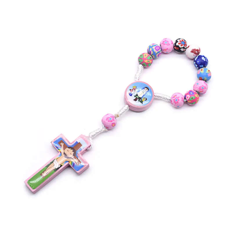Pink One Decade Knotted Child Rosary