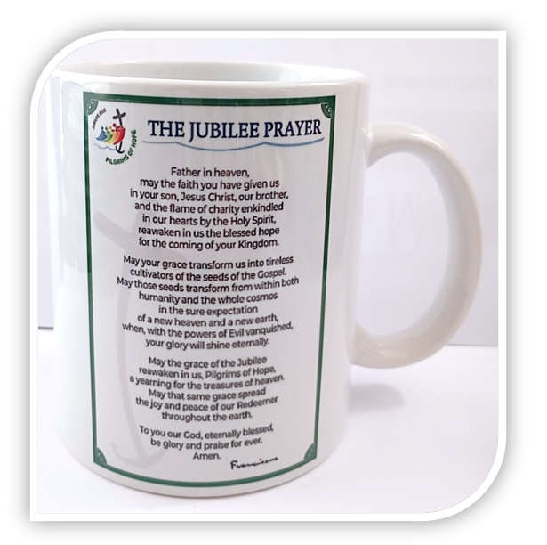 Jubilee 2025 - Pilgrims of Hope with Pope Francis Prayer - Mug