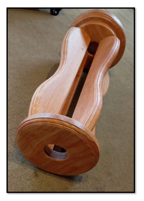 58cm Solid Rosewood Processional Crucifix Stand