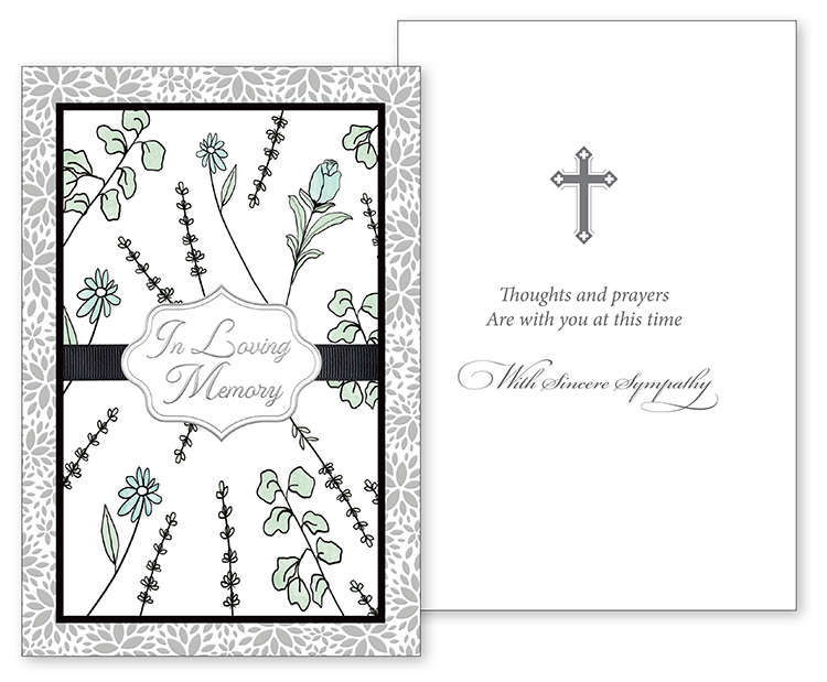 In Loving Memory - Greeting card