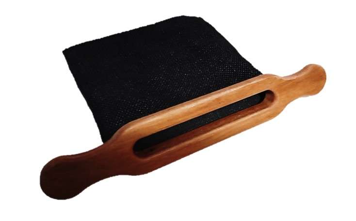 Slimline Offertory Bag with Zipper in Black