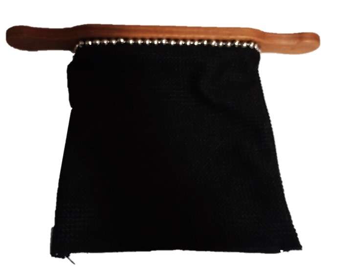 Slimline Offertory Bag with Zipper in Black