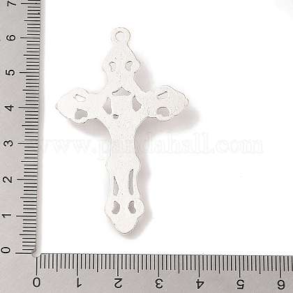 5.5cm Silver Loretta Crucifix