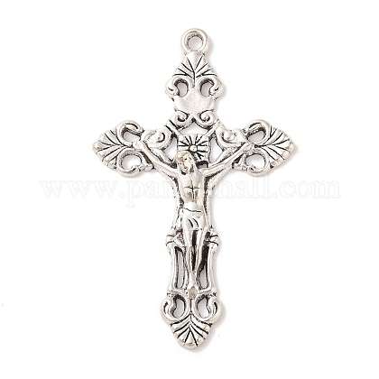 5.5cm Silver Loretta Crucifix