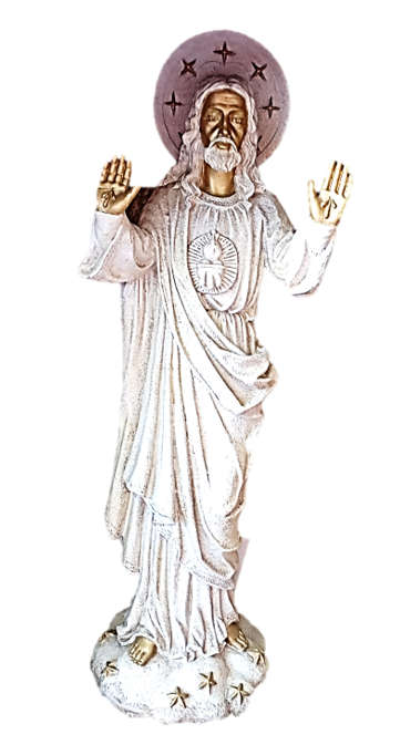 83cm Grotto of Sacred Heart of Jesus with lights