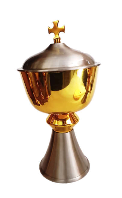 Two Tone Chalice, Paten & Ciborium Set - Can also be sold individually