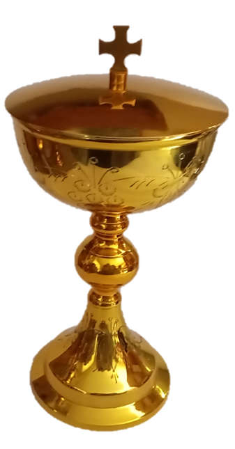 Stunning Golden Chalice & Paten, 2 x Ciborium - Sold as set or Individually