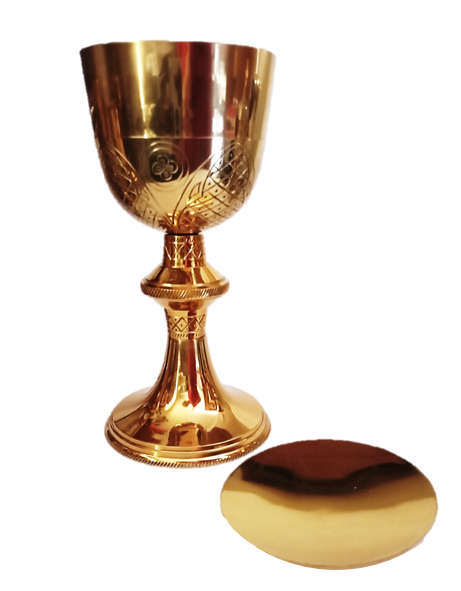 Golden Chalice, Paten & Ciborium Set - Also sold Individually