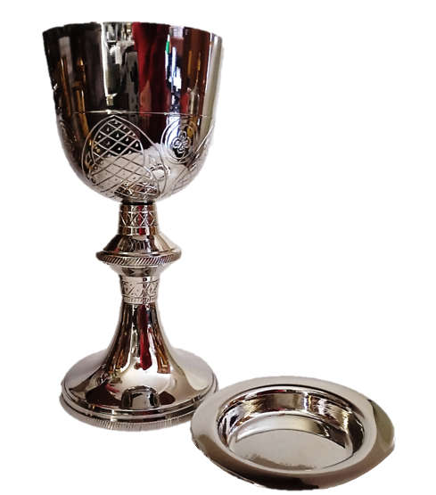Stainless Steel Chalice, Paten & Ciborium Set - Also sold Individually