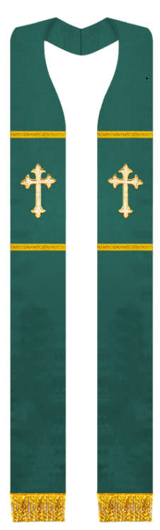 Stole with Golden Cross - Import