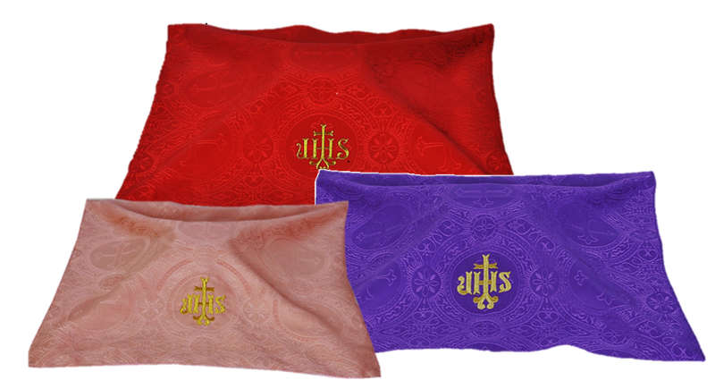 IHS Chalice Veil in various Liturgical Colours