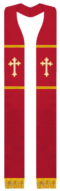 Stole with Golden Cross - Import