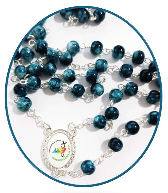 Marbled Blue Jubilee Year Rosary