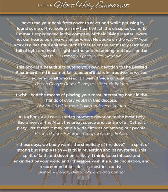 The Love of Jesus in the Most Holy Eucharist