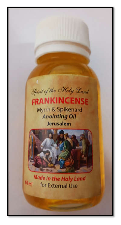 70ml Frankincense (Myhrr & Spikenard) Anointing Oil (Imported from Jerusalem)