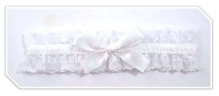 Baptism Headband in White