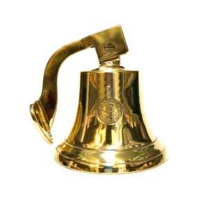 Bell Brass - Wall Mount - 12.5cm diameter - Italian Import